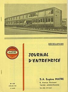 Journal d'entreprise Eugène Maître