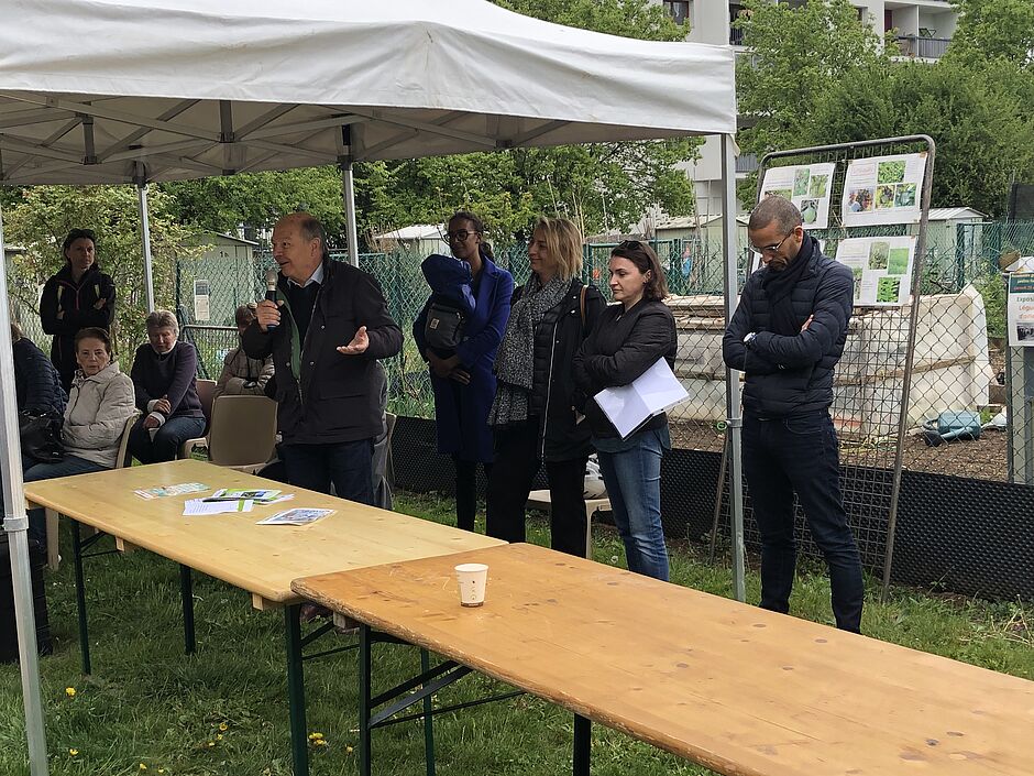 discours du maire à l'assemblée générale des jardins en avril 2022